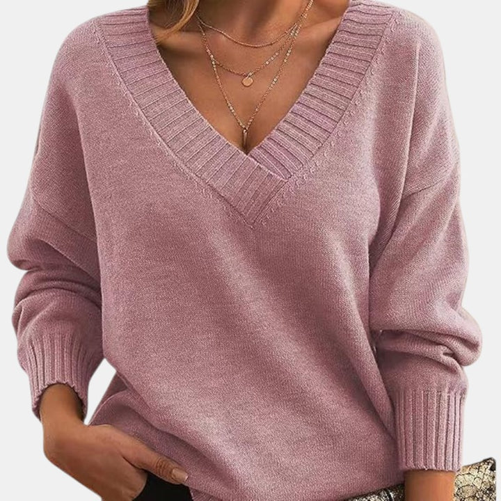 Lenia – Pull Élégant en Mélange de Cachemire