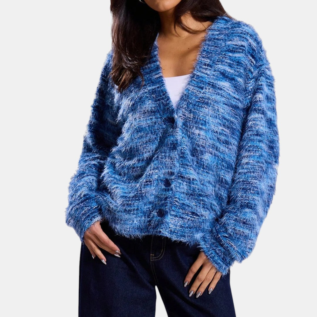 Mona - Gilet Multicolore Décontracté
