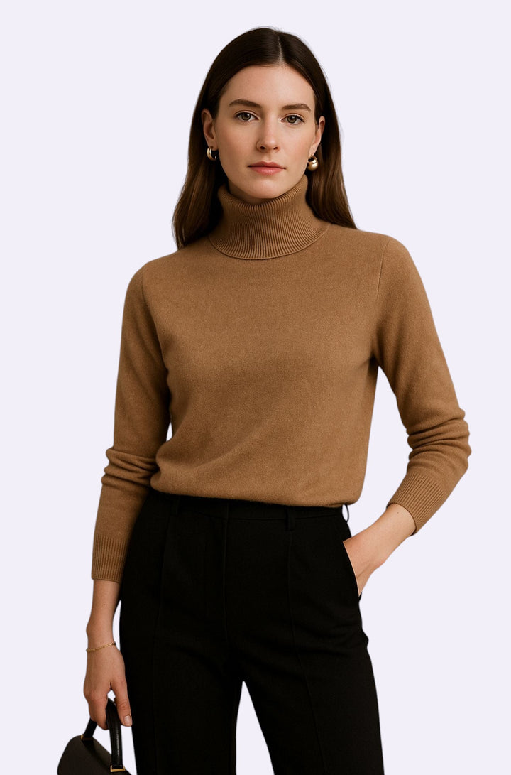 Amara - Pull Col Roulé Luxueux