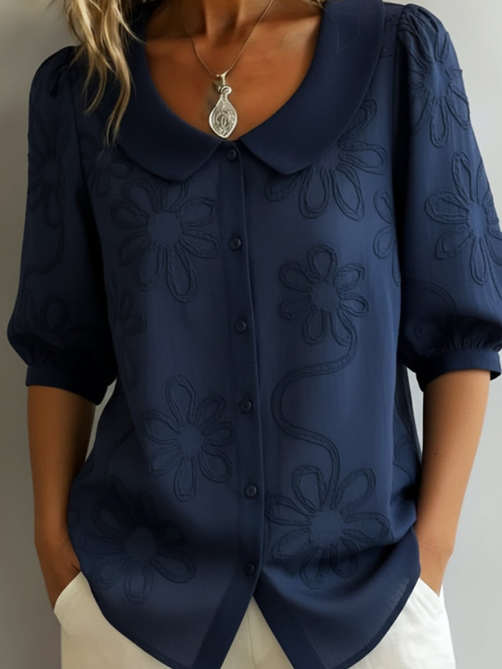 Lucas & Léa Paris — Blouse légère florale élégance naturelle