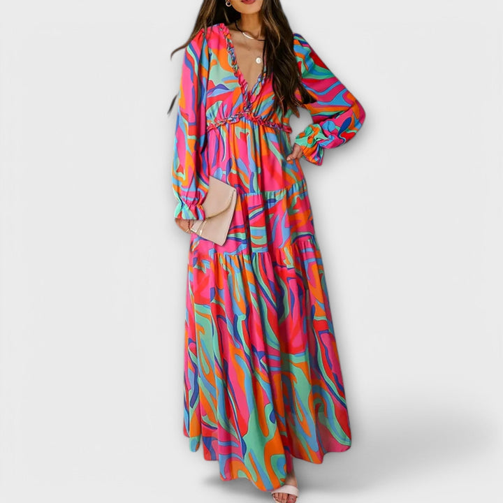Mette™ | Robe Longue Élégante