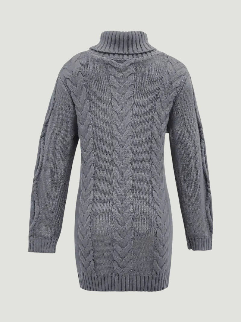 Narda - Élégante Robe Turtleneck