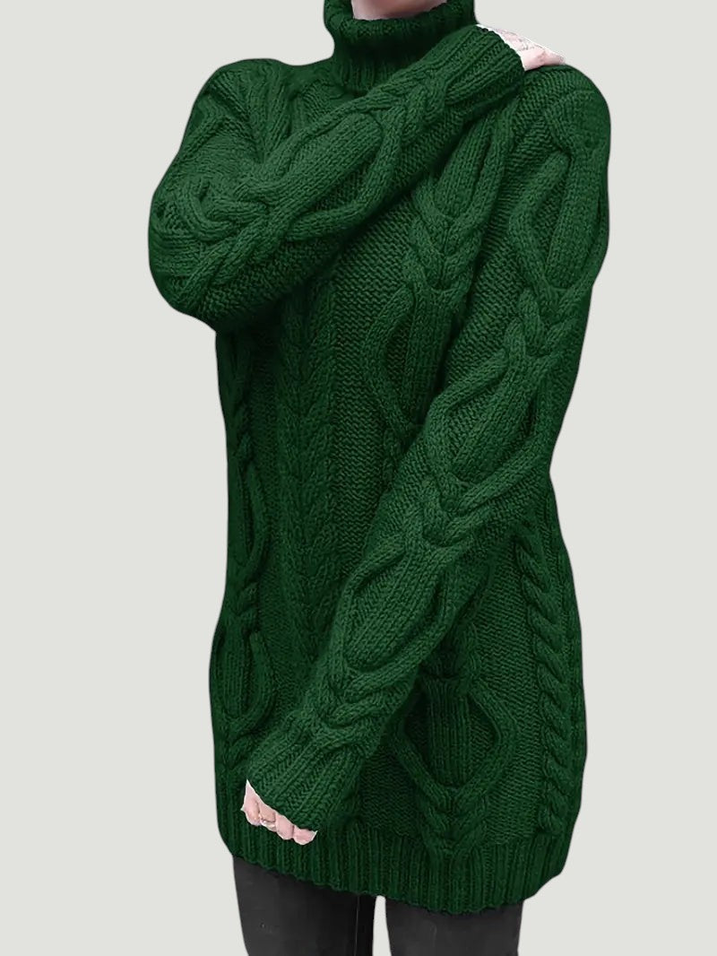 Narda - Élégante Robe Turtleneck
