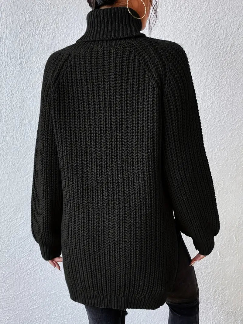 Lavande - Pull Roulé Luxe