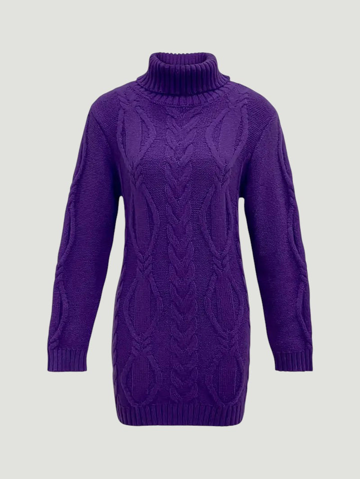Narda - Élégante Robe Turtleneck