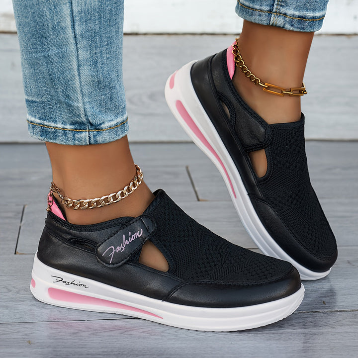 Baskets respirantes à enfiler confort stable