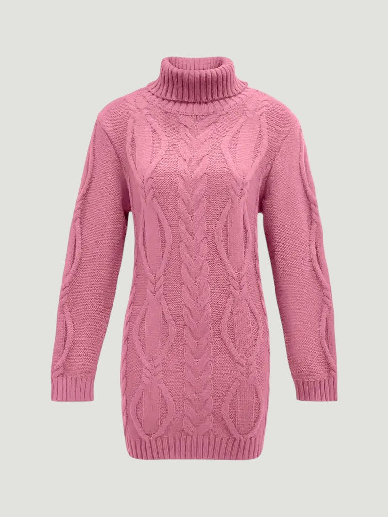 Narda - Élégante Robe Turtleneck