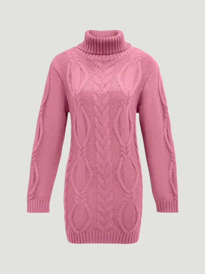 Narda - Élégante Robe Turtleneck