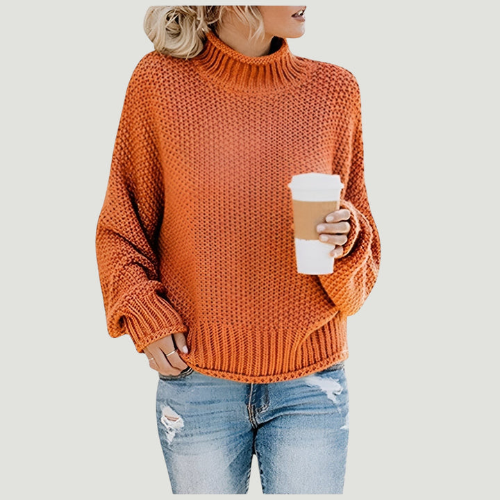 Amy - Pull Roulé Contemporain et Chaud