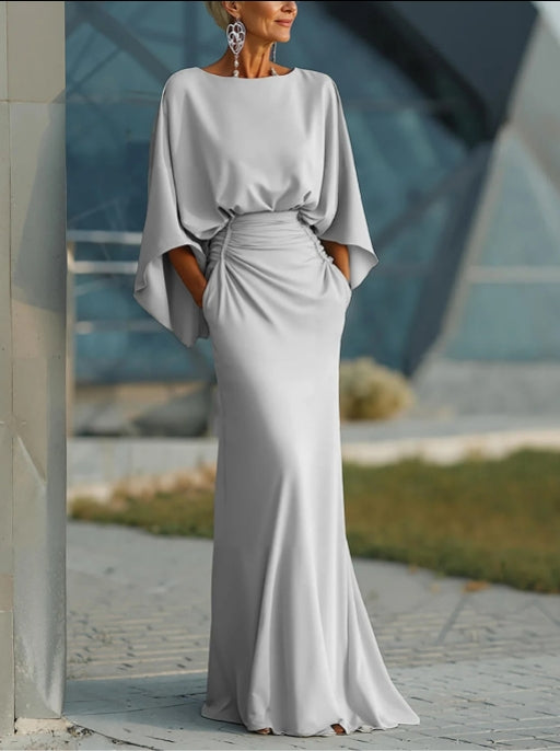 Clara | Robe élégante avec décolleté en V, sans manches et dos nu
