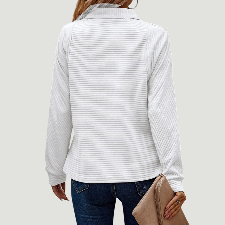 Suzanne - Pull Détail Demi-Zip