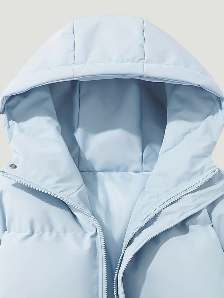 Lara | Veste d'Hiver Doublée à Capuche