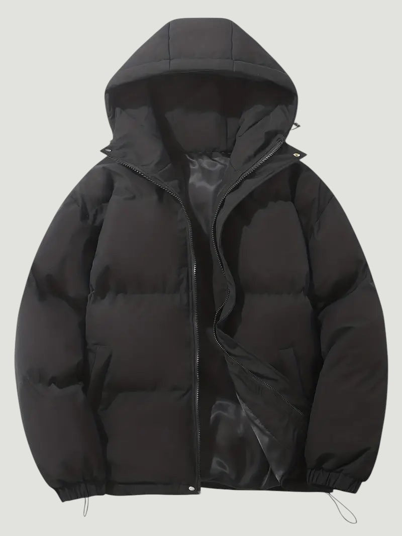 Lara | Veste d'Hiver Doublée à Capuche