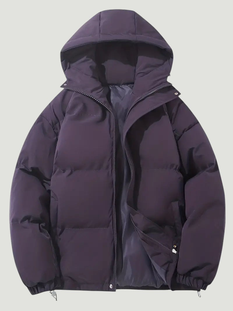 Lara | Veste d'Hiver Doublée à Capuche