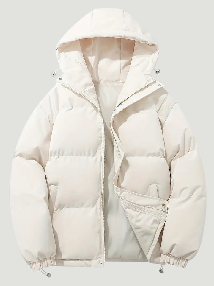 Lara | Veste d'Hiver Doublée à Capuche