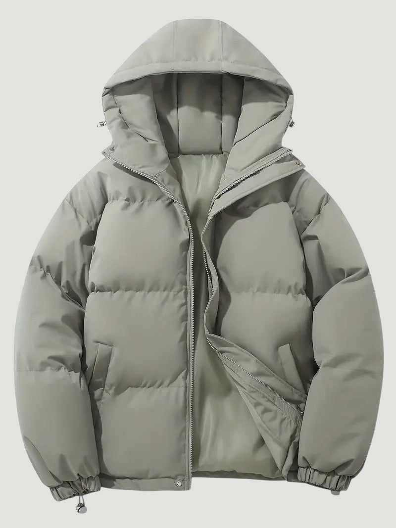 Lara | Veste d'Hiver Doublée à Capuche