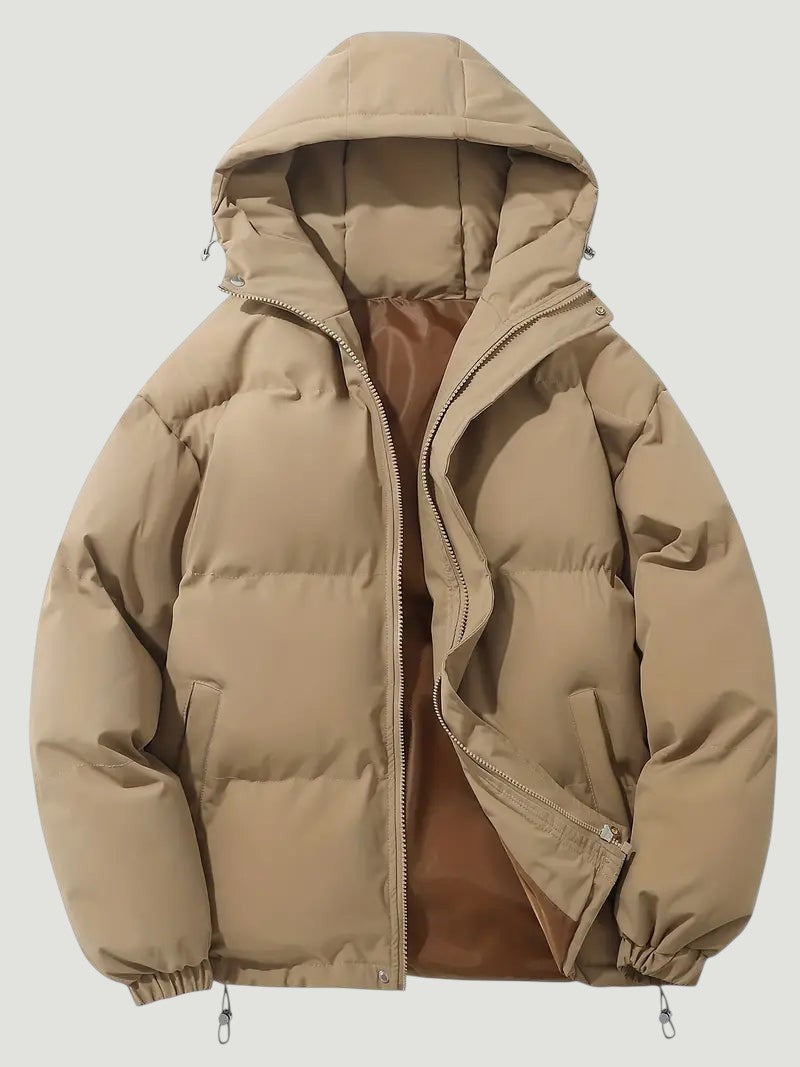 Lara | Veste d'Hiver Doublée à Capuche