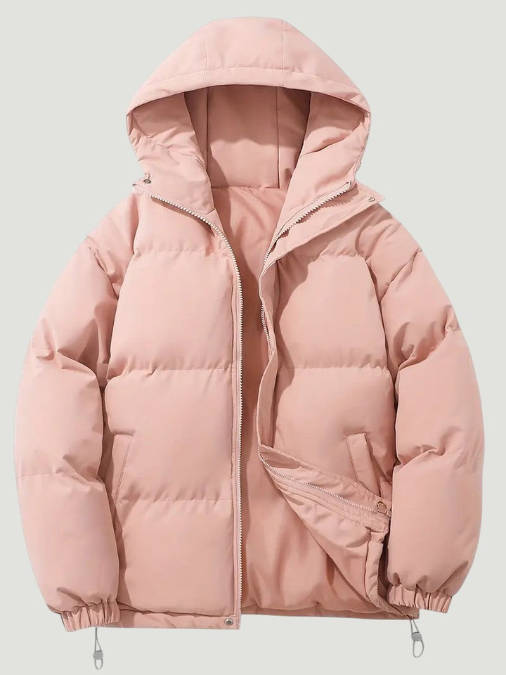 Lara | Veste d'Hiver Doublée à Capuche