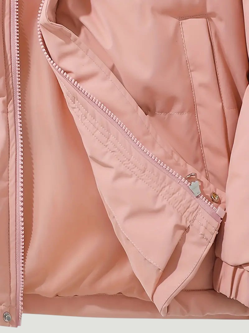 Lara | Veste d'Hiver Doublée à Capuche