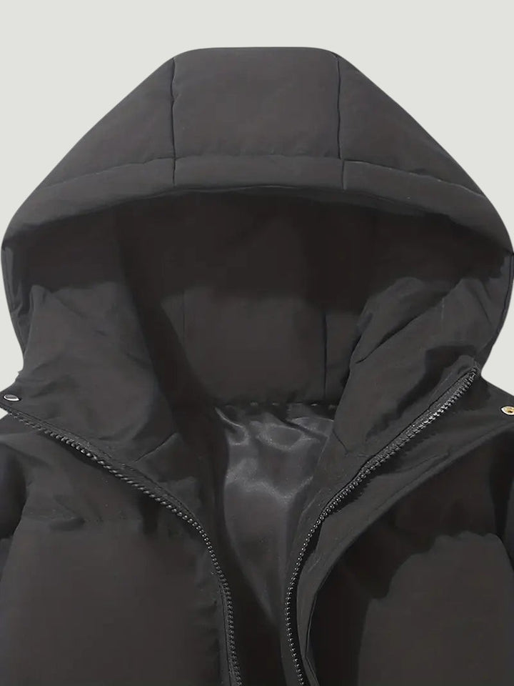 Lara | Veste d'Hiver Doublée à Capuche
