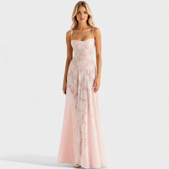 Verona - Robe maxi en dentelle florale