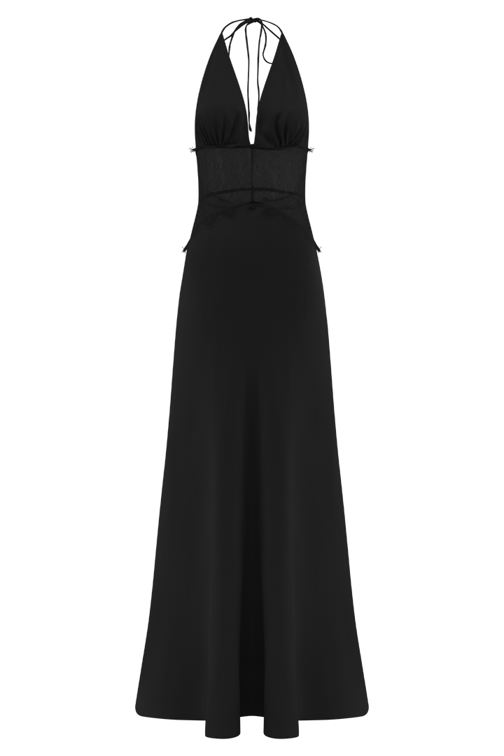 Velina - Robe en dentelle et satin