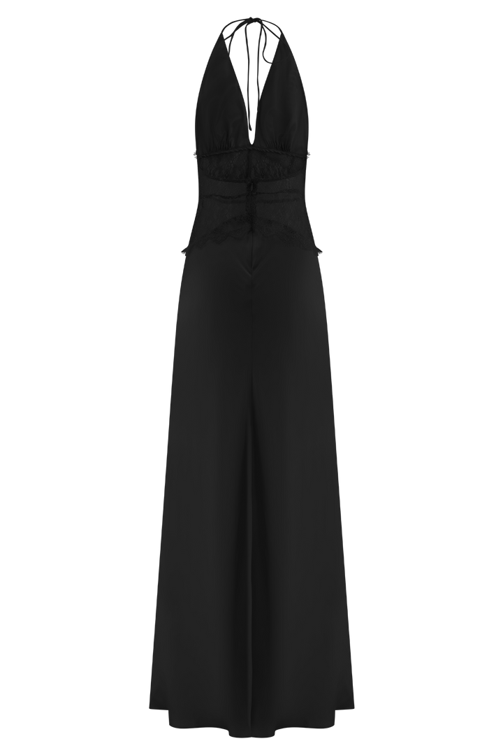 Velina - Robe en dentelle et satin