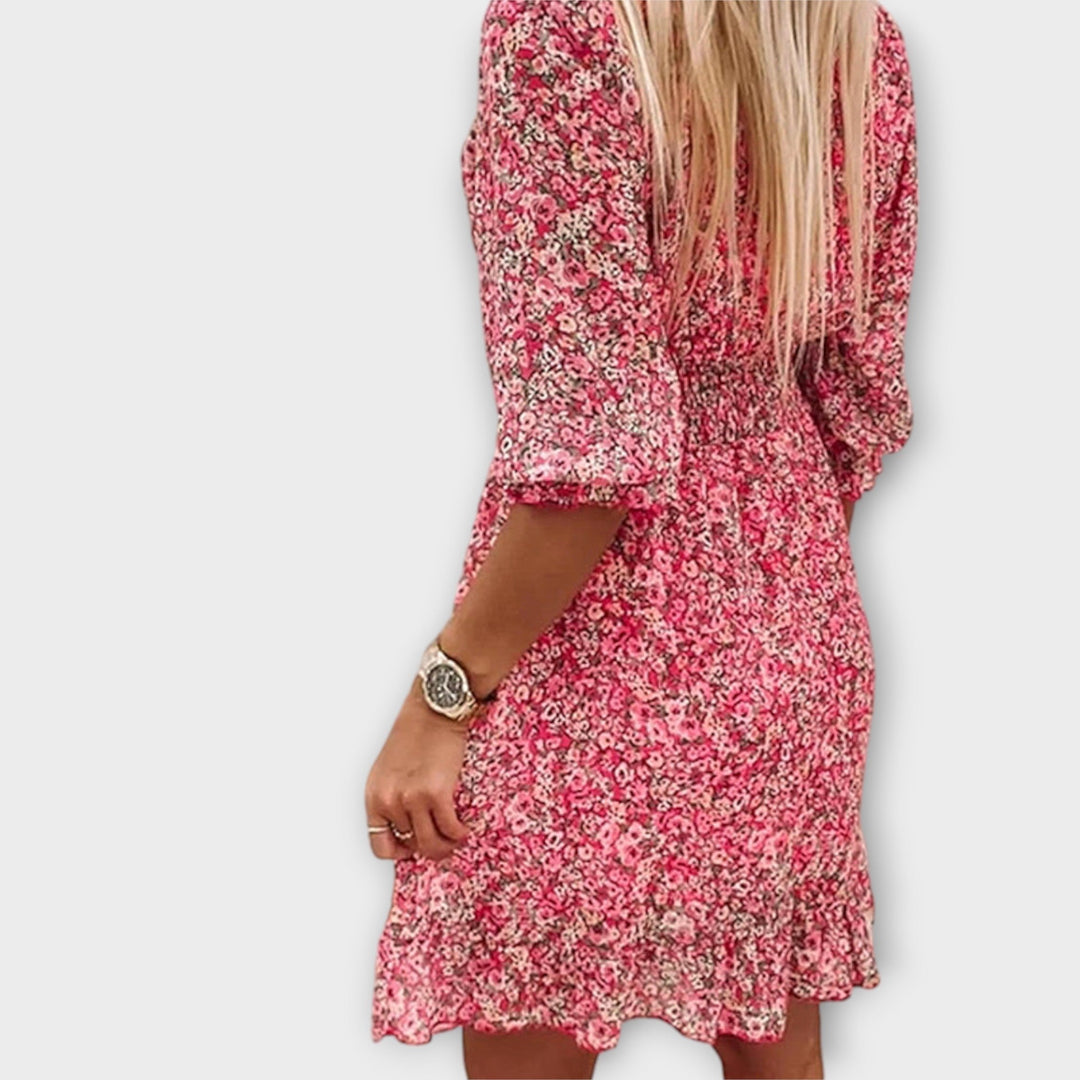 Delphine™ | Robe fleurie élégante