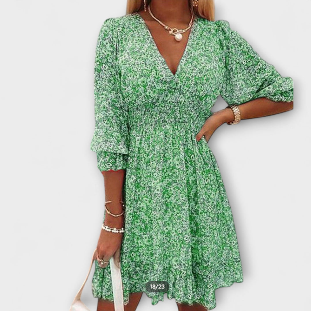 Delphine™ | Robe fleurie élégante