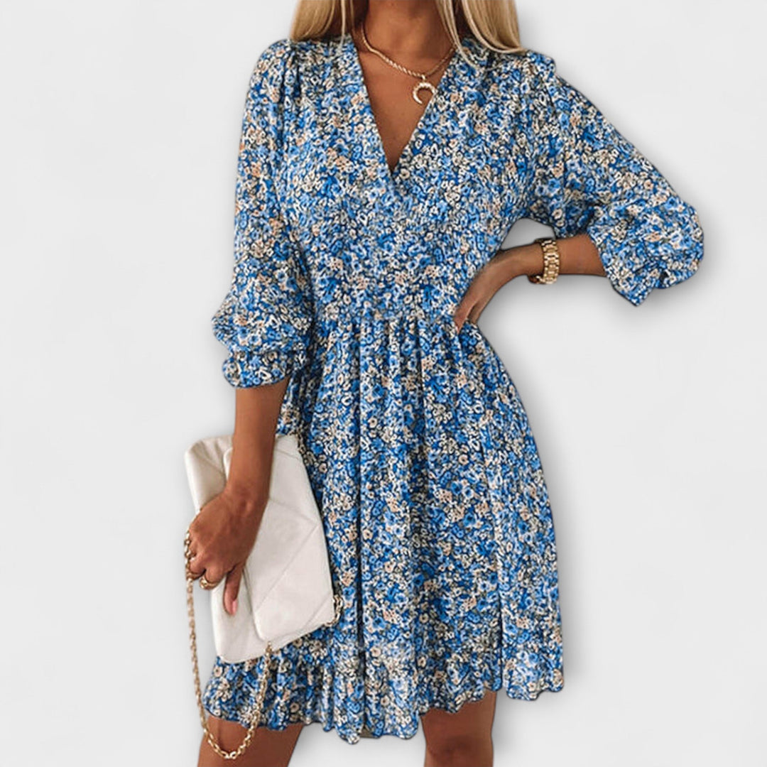 Delphine™ | Robe fleurie élégante