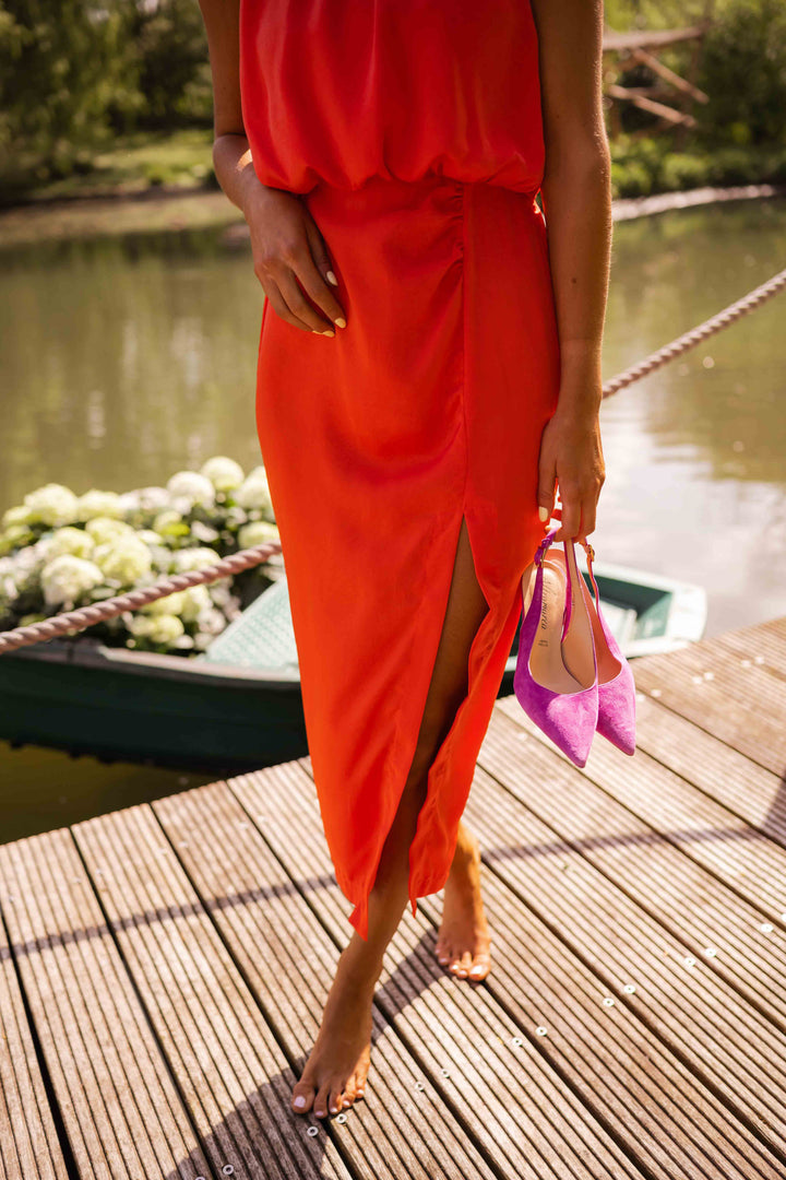 Léonie™ | Élégance moderne Robe Longue Femme
