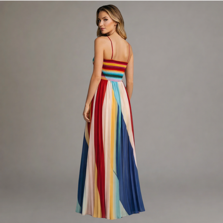Sienna™ Robe Féminine Plissée Élégance Artistique
