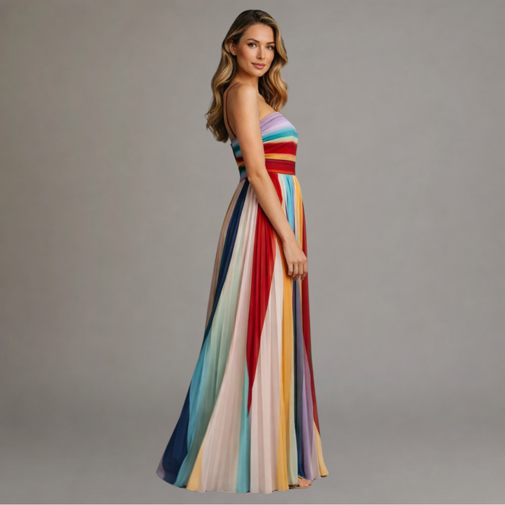 Sienna™ Robe Féminine Plissée Élégance Artistique