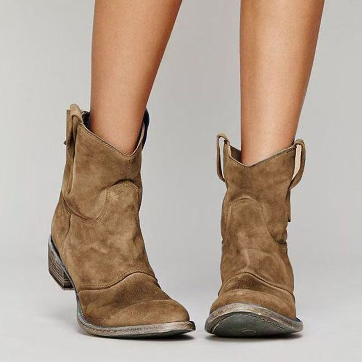 Carlotta™ Bottines Féminines Élégantes en Cuir Souple