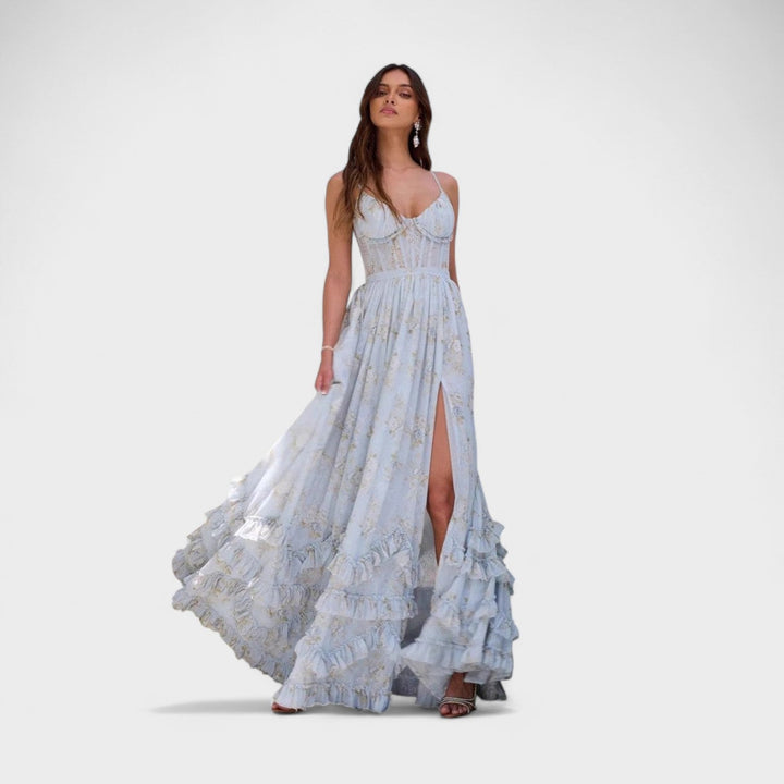 Florência - Robe longue bohème fendue