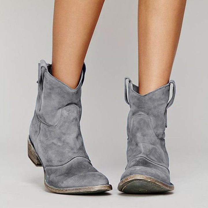 Carlotta™ Bottines Féminines Élégantes en Cuir Souple