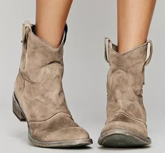 Carlotta™ Bottines Féminines Élégantes en Cuir Souple