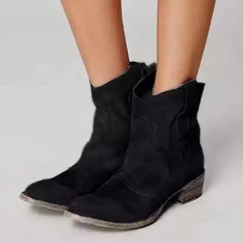 Carlotta™ Bottines Féminines Élégantes en Cuir Souple