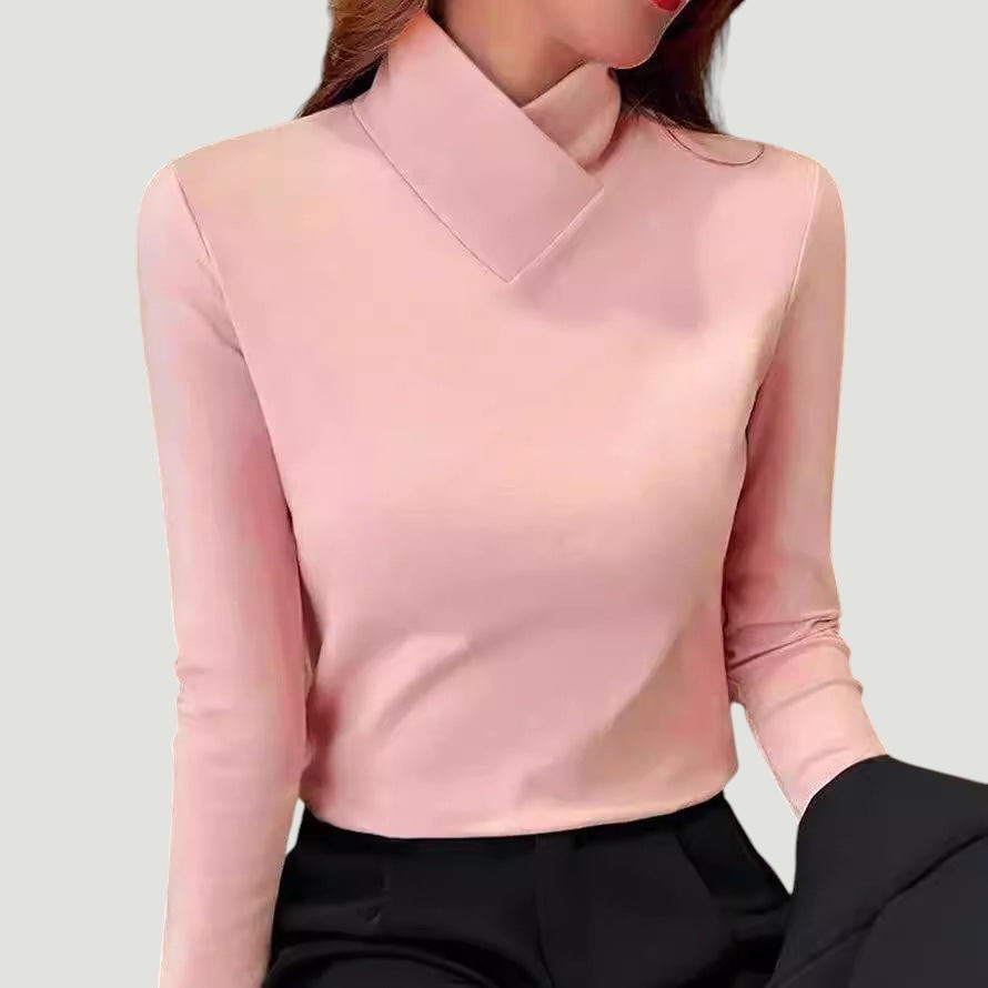 Liora - T-shirt Col Roulé Chic