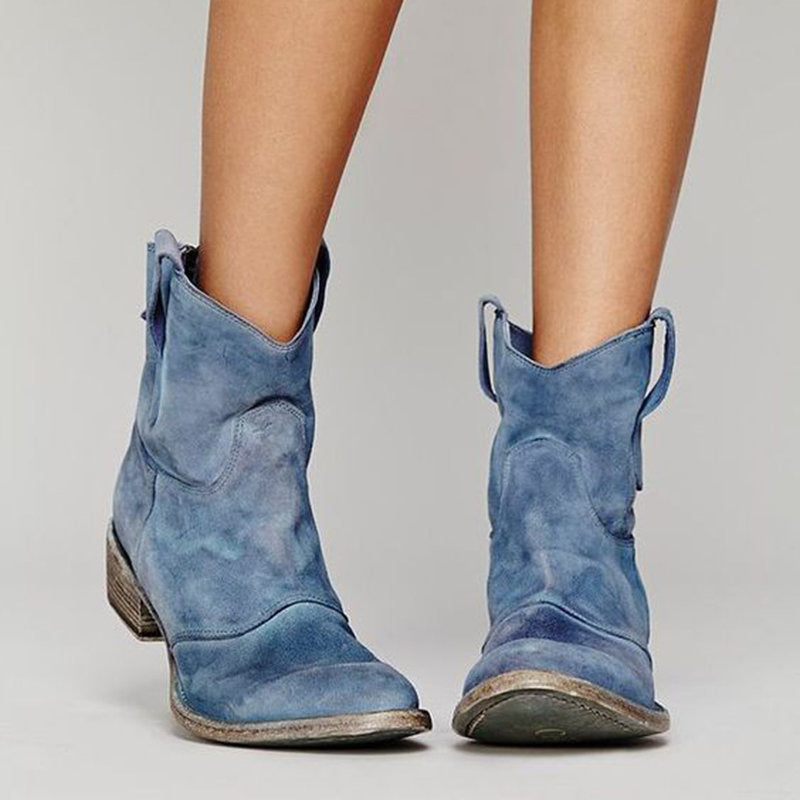 Carlotta™ Bottines Féminines Élégantes en Cuir Souple