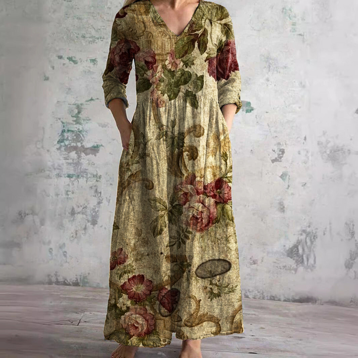 Célestine™ Robe Féminine Florale Élégance Naturelle