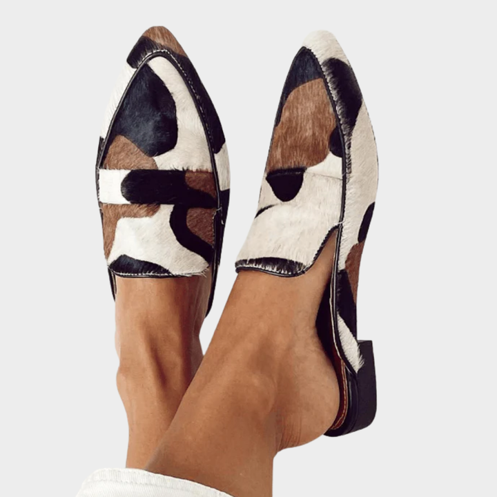 Édith™ Mocassins Féminins Motif Audacieux Élégant