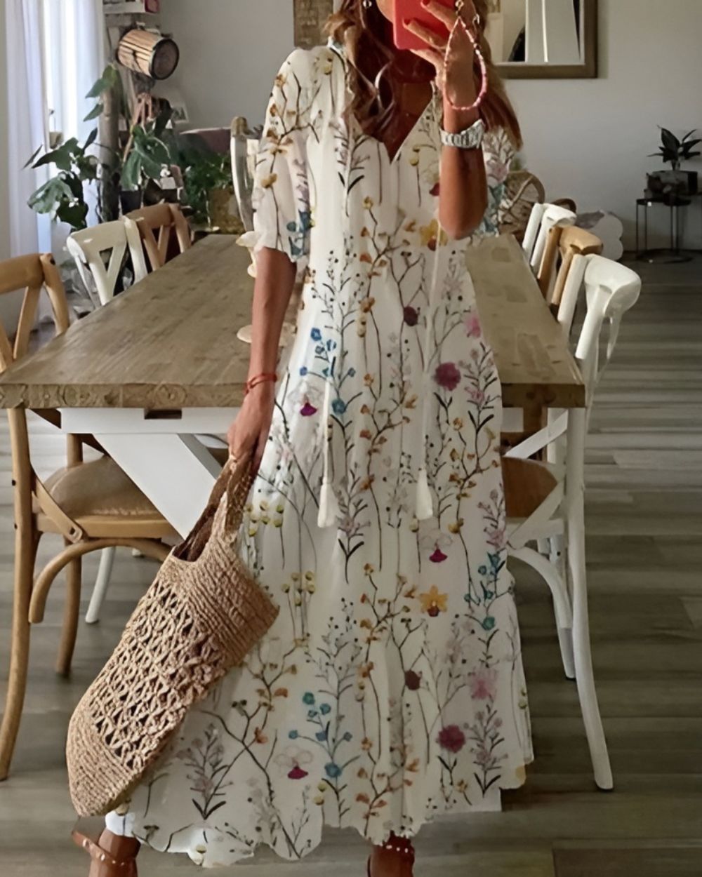 Céleste™ | Robe Bohème à Coupe Flatteuse