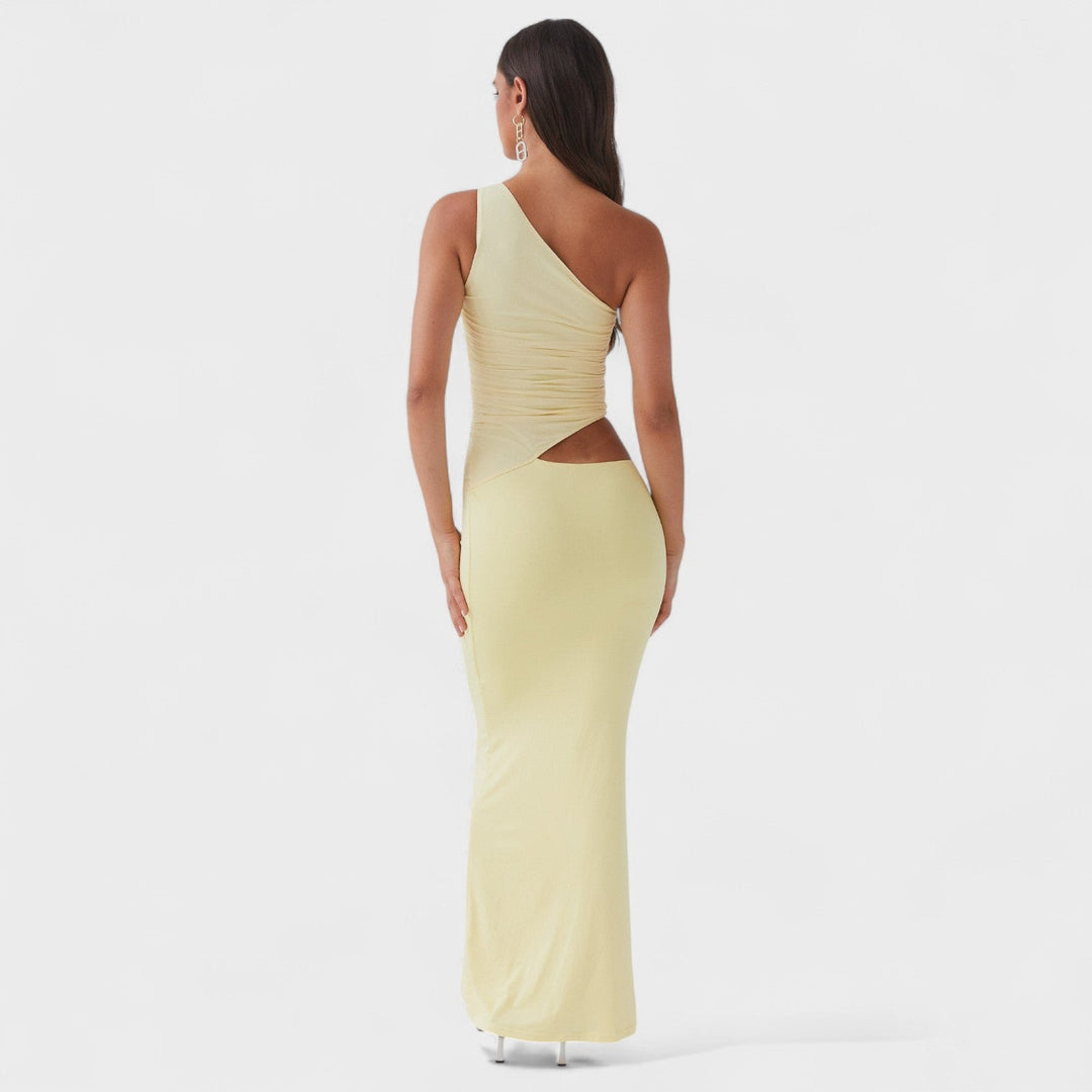 Serenela - Robe maxi asymétrique