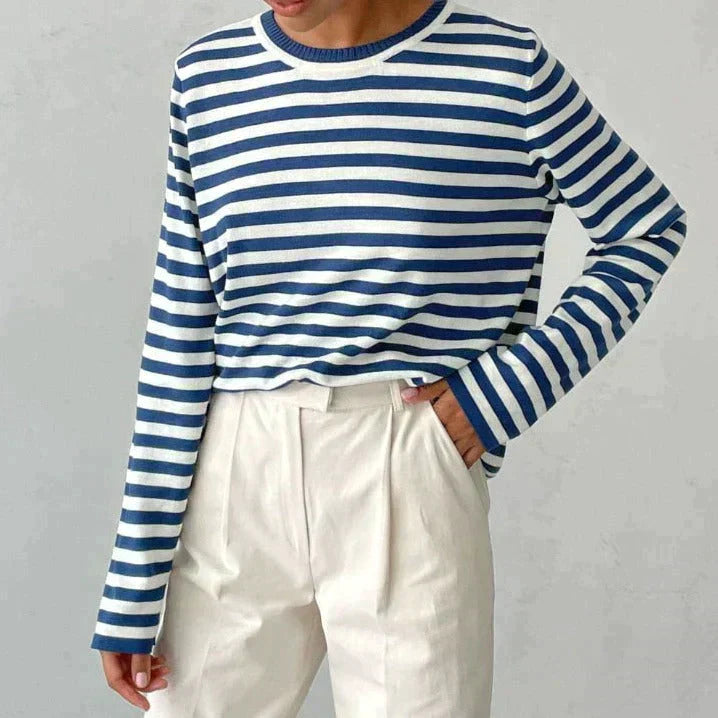 Nicole - Pull Rayé Chic