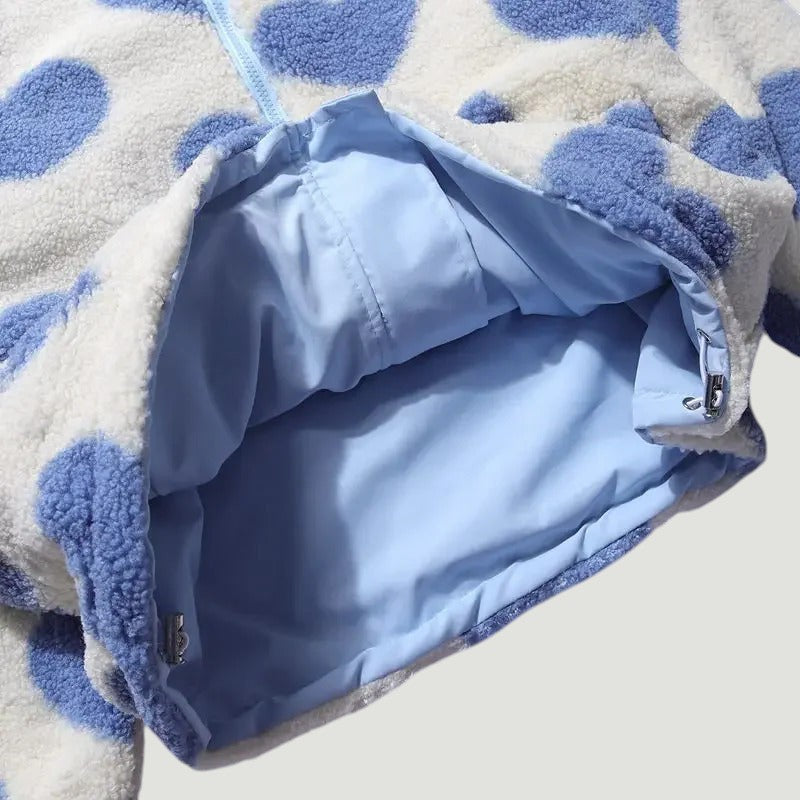 Katharina™ | Veste Réversible à Cœur – Élégance et Douceur Polyvalente