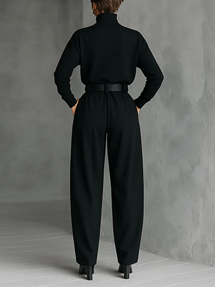 JULIET |  Ensemble col roulé & pantalon droit