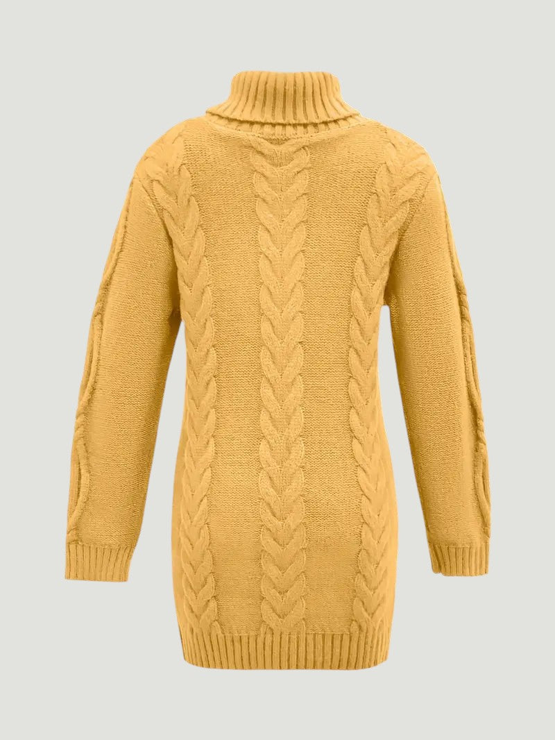 Narda - Élégante Robe Turtleneck