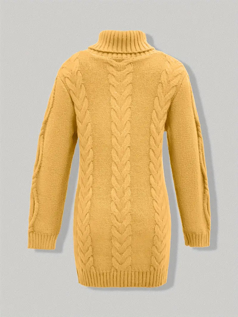 Narda - Élégante Robe Turtleneck