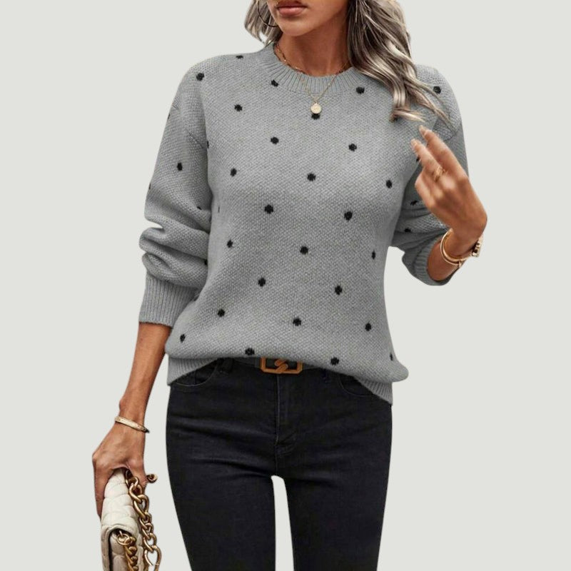 Maria - Pull à Pois Amusant